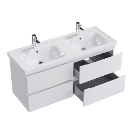 Комплект тумба SanStar Riana 125 подвесная, умывальник Гармония 125