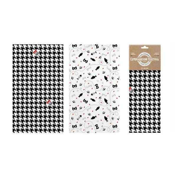 Набор полотенец Самойловский Текстиль 45х60х2 шт Cat Hero Вид 1