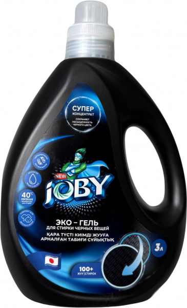 Гель для стирки белья JOBY для черных вещей высококонцентрированный 3л