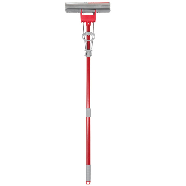 Швабра Master House БугиВуги отжимная с насадкой ПВА 27 см, с телескопической ручкой длиной 115 см