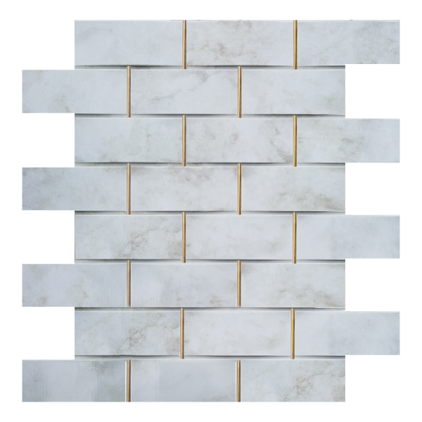 Панель ПВХ 0,3 самоклеящаяся серия "Эффект" мрамор "Латунь" 4627198193817