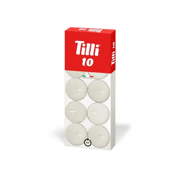 Свечи чайные SER Tilli классика 10 шт TLL101028SE