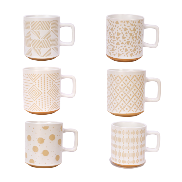 Кружка DH 400мл 6 диз. T01-79