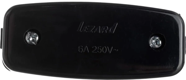 Выключатель навесной LEZARD 715 1121 611 черн/крас