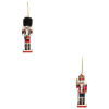 Украшение подвесное Atmosphera Щелкунчик 12 см 2 вида в ассортименте красное дерево 128326F