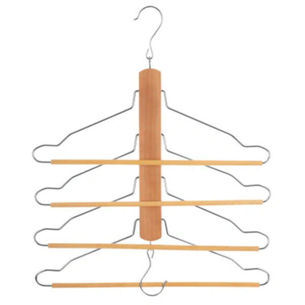 Вешалка для рубашек и брюк 5Five 4 в 1 дерево 151521