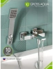 Смеситель д/в GROSS AQUA 2515880C Edge короткий излив