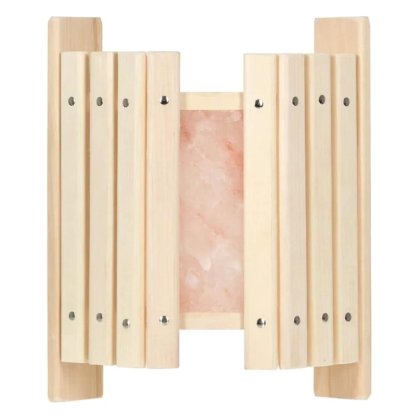 Абажур угловой Банные штучки, с гималайской солью 31х13х40 см, липа 14505