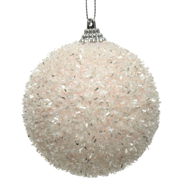 Шар елочный 8 см Розовый румянец 457823 Kmg