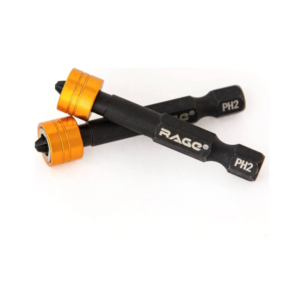 Биты магнитные с ограничителем S2 PH2x50мм 2 шт. RAGE by VIRA