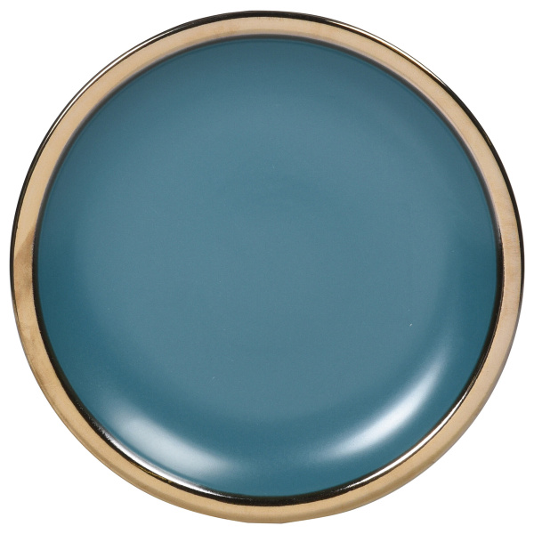 Тарелка десертная 21 см 4 цвета в ассорт. керамика Q75102450 К