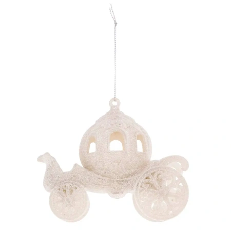 Украшение подвесное Atmosphera Карета 10х6х11 см 2 цвета в ассорт.166008