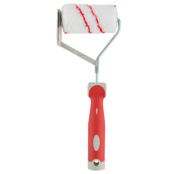 Ролик окантовочный, 10 см, ядро 30, полиакрил, ворс 11 мм, 2-К ручка