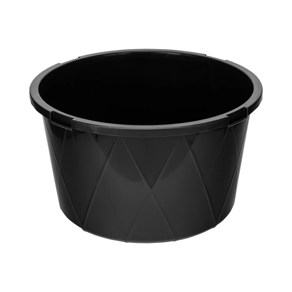 Таз круглый строительный универсальный 120 л ударопрочный, с ребрами жесткости// Matrix