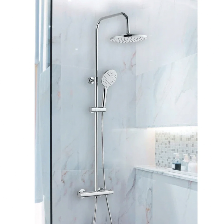 Душевая система с термостатом для душа, хром ESKO STT2400