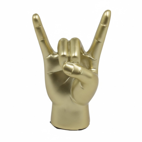Статуэтка Rock hand 20х11,5х8,5 см золото 5389-1 CN