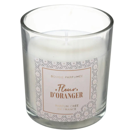 Аромасвеча Atmosphera Loli 130 г под стеклянным колокольчиком, цветок апельсина 181645D