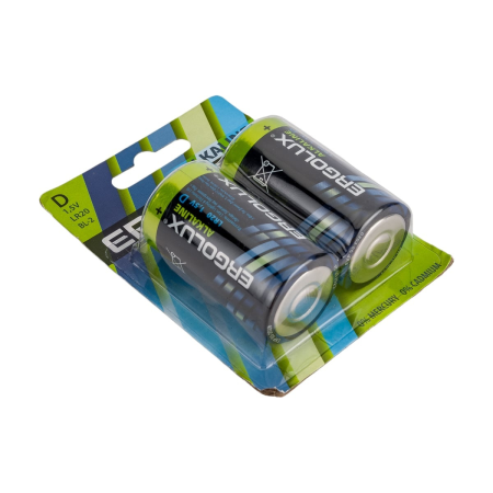 Батарейка 1,5В Ergolux Alkaline LR20 BL-2 11752