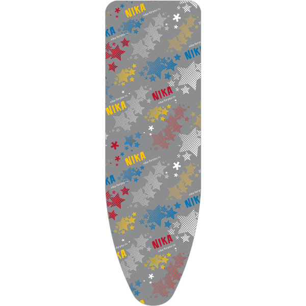 Чехол для гладильной доски Nika 125х40см с поролоном антипригарный