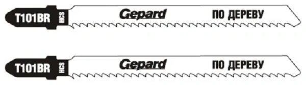 Пилка лобз. по дереву T101BR (2 шт.) GEPARD, арт.GP0625-09