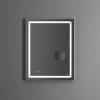 Зеркало АМ.РМ  M91AMOX0553WG универсальное с контурной Led-подсветкой, часами и косметическим зеркал