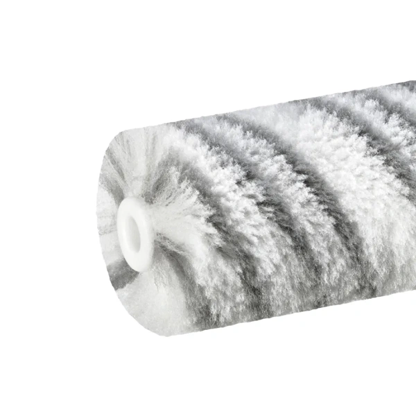 Валик 12см Д30 полиэст12 серые полосы