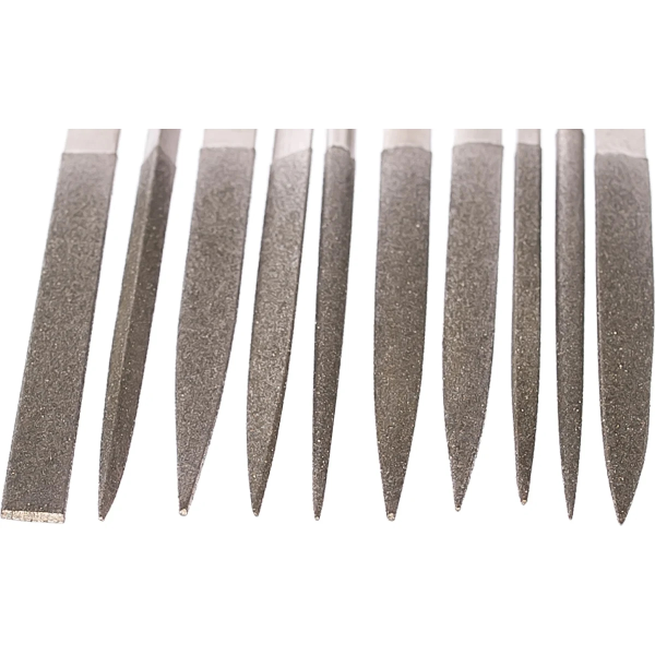 Набор MATRIX надфилей алмазных, 140х50х3, 10 шт.