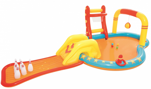 Детский надувной игровой бассейн Lil' Champ 435 x 213 x 117 см, BESTWAY, 53068, Винил, 314 л., 2+, В