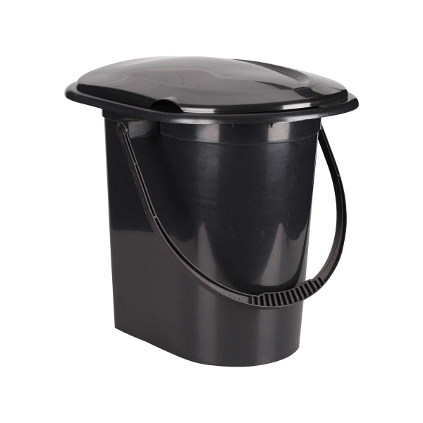 Ведро-туалет 17,0л., Эконом, со съемным сиденьем М6355