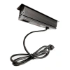 Блок настольный встраиваемый на 3 розетки 200B, USB, Type-C, RJ45, HDMI, чёрный