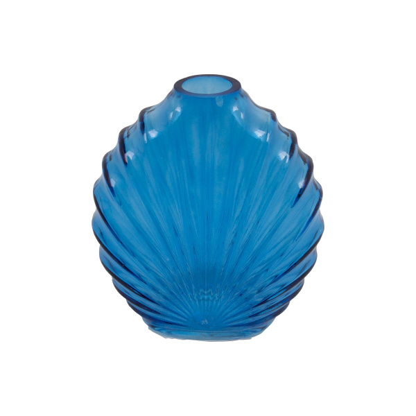 Ваза стеклянная Decoris 2 цвета в ассортименте 12,6х5,7х13,5 см 873267 Kmg