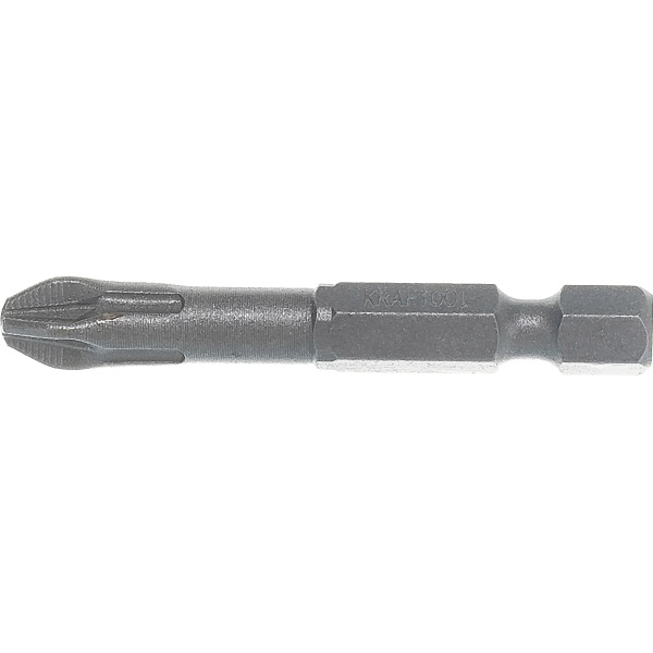 Биты KRAFTOOL ЕХPERT торсионные кованые обточенные Cr-Mo сталь тип хвостовика E 1/4 PZ3 50мм 2шт