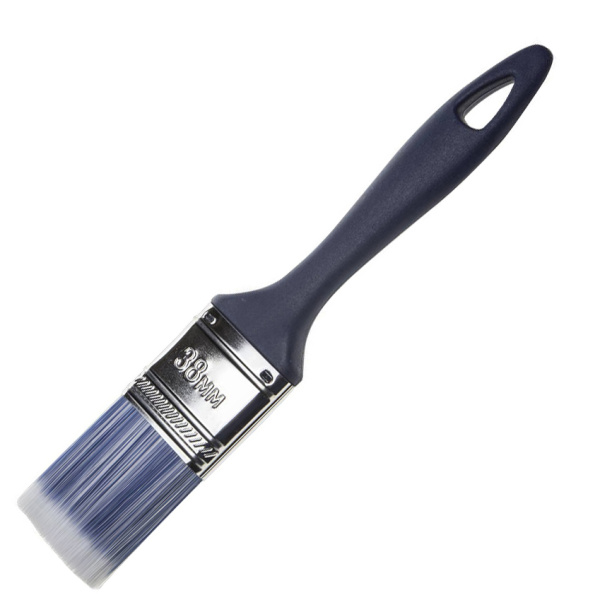 Кисть плоская "ЭКСПЕРТ" АКВА 15038 искусственная щетина, пластмассовая ручка,38мм(12шт/432 шт)