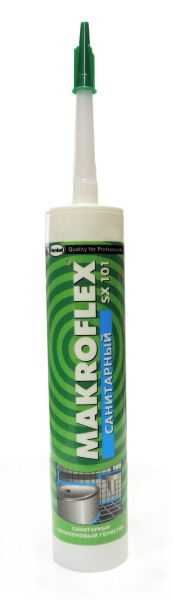 Герметик Makroflex SХ101 300мл санитарный белый