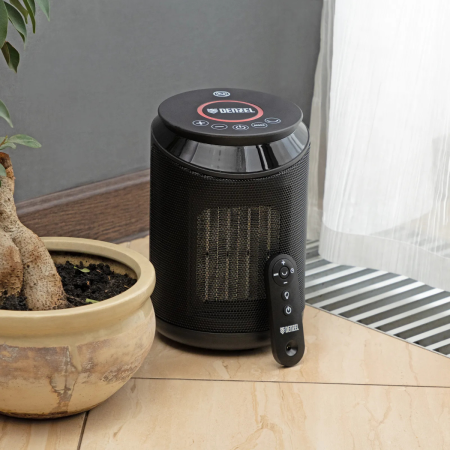 Тепловентилятор электр. керамический DTFC-2000, пульт, 3 реж., вент., нагрев 1000/2000 Вт// Denzel