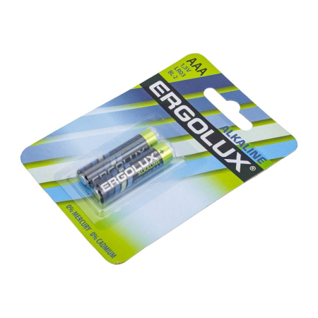 Батарейка мизинчиковая Ergolux Alkaline LR03 BL-2 11743