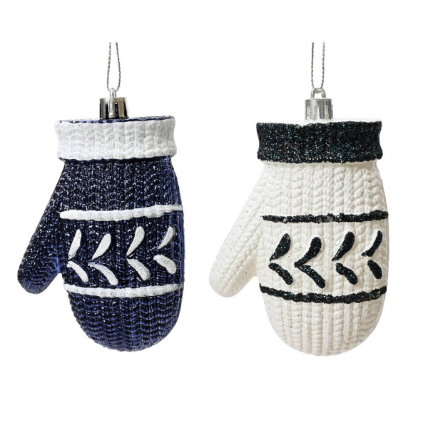 Украшение подвесное Руковичка 2,5х7,5х10 см 2 цвета в ассорт.028180 Kmg