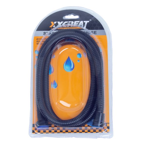 Шланг душевой 2м черный (PRC)