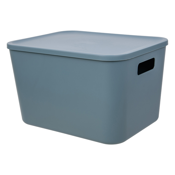 Корзина для хранения Handy Home Оптима 32,5х24,5х20 синий