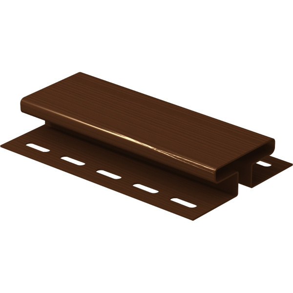 Н-планка(ПВХ). 0048.Н.,497.С,коричневая