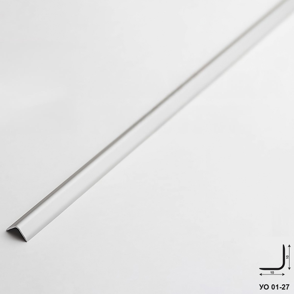 Угол отделочный внешний 10х10х1,0мм 2,7м Угол Округлый 01-27.2700.01л