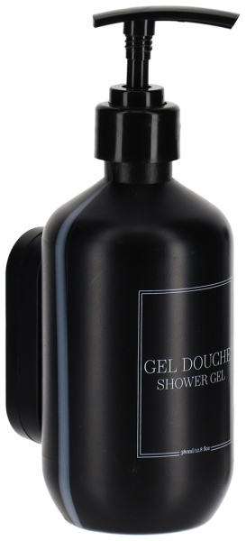 Дозатор настенный для шампуня Tendance 380 мл черный 62184103