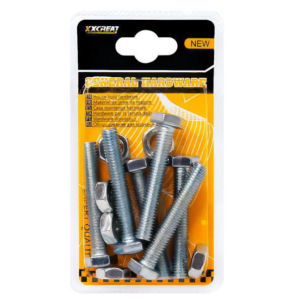 Болт с гайкой 8X40 (блистер)