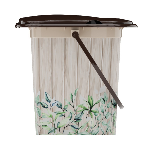 Ведро-туалет 17,0л., Летний день, со съемным сиденьем М2328