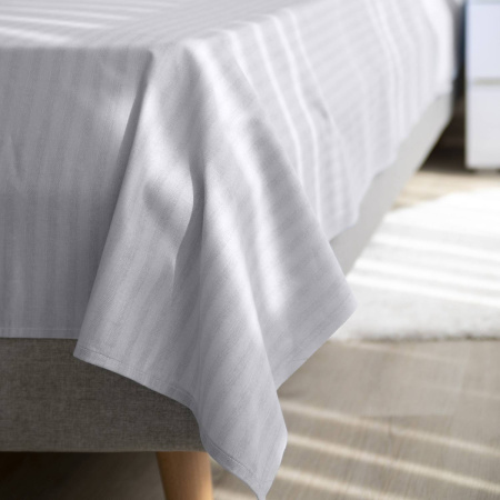 Простыня Волшебная Ночь Gray Cloud евро 220х240 см поплин