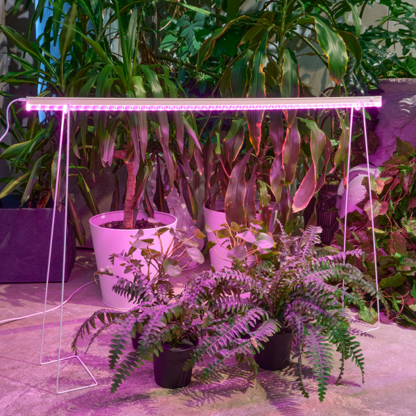 Светильник для растений светодиодный линейный, 1173мм, выкл. на корп, Спектр для рассады и досвечива