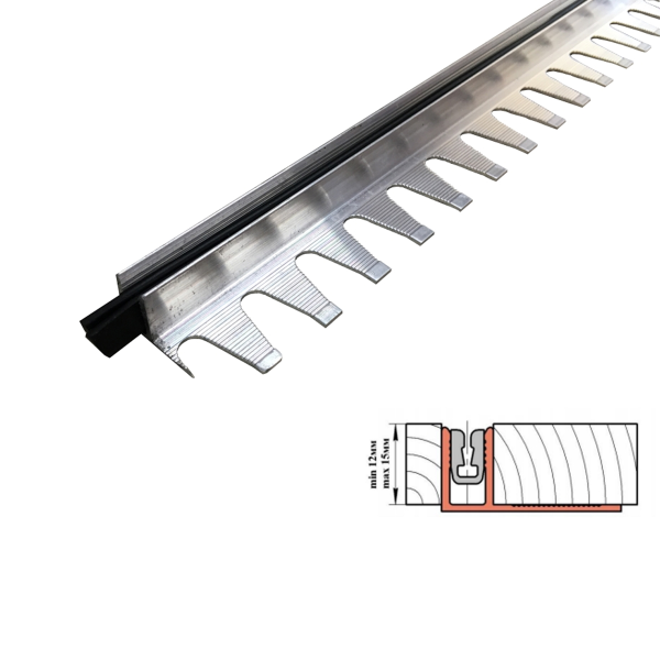 Защелка аллюминевая 13,0мм для Т-образного профиля ПС 09-3.2700.001
