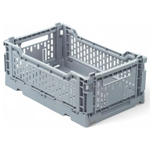 Корзина для хранения складная CASSA размер S серая 4л G-634-G Корзина для хранения складная CASSA размер S серая 4л G-634-G