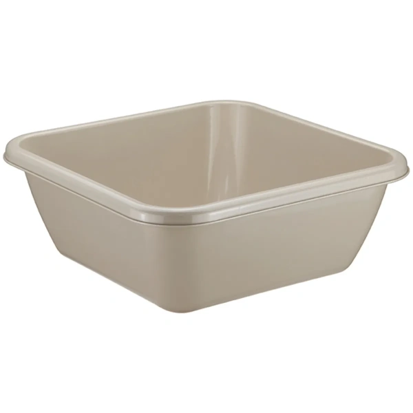 Таз квадратный IDEA 12л Латте