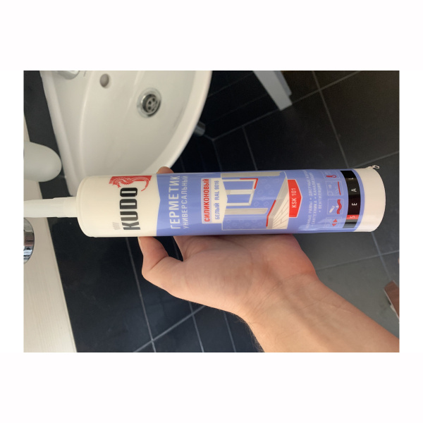 Герметик KUDO силиконовый универсальный  прозрачный 280мл